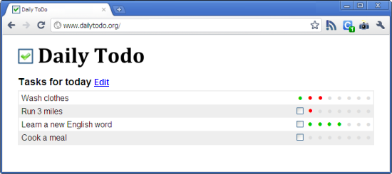 Supersimple daily task manager